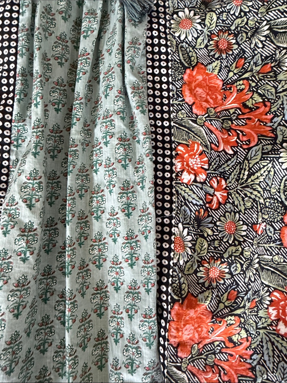 Anthropologie Floral Boho Dress - Coral & Mint size XS (2) - Picture 7 of 9